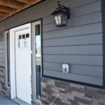 Entry View Double 6 Panel Metal Siding