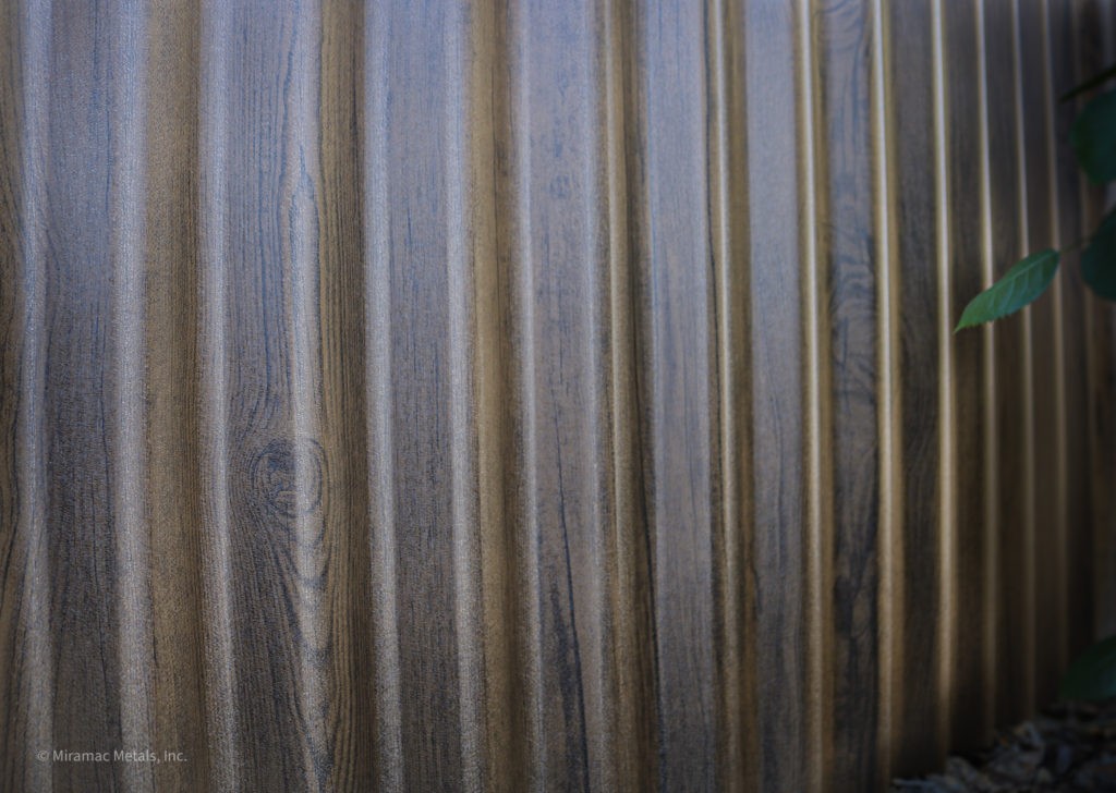 Steelform Fencing - Natural Dark Wood, Designer Profile 3