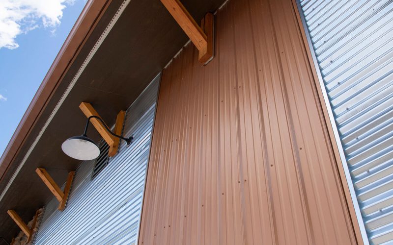 Tuff Rib Exterior Metal Siding Panel Copper