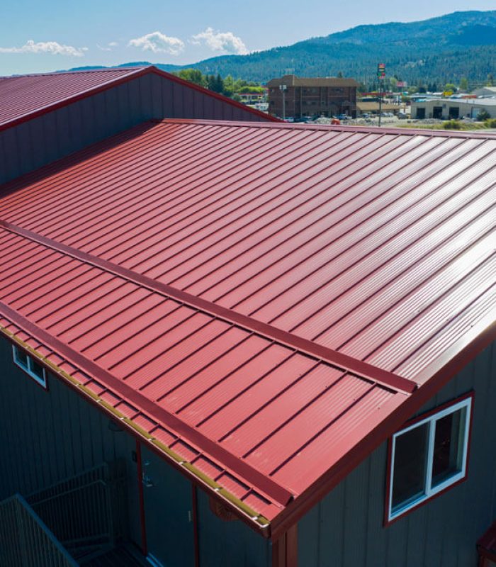 Fox Trailers Red Metal Apex Roofing Panels